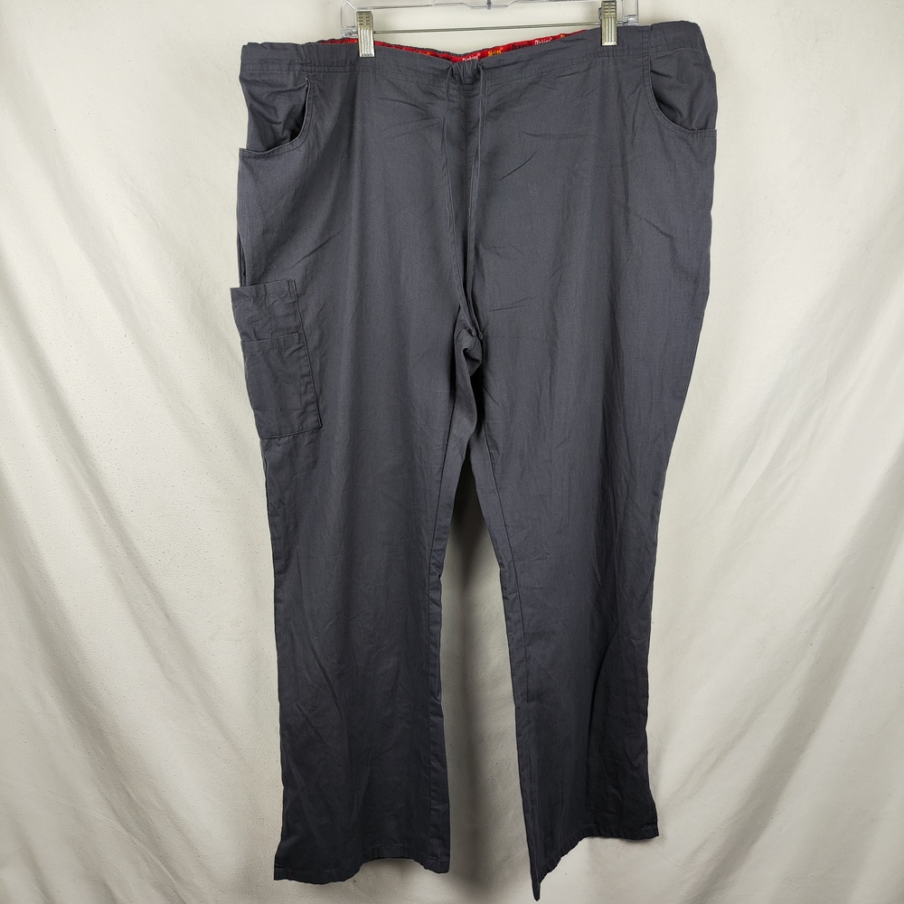 Dickies Cargo Pants Mens 45x29 Gray Relaxed Fit Elastic Waist Pockets Workwear